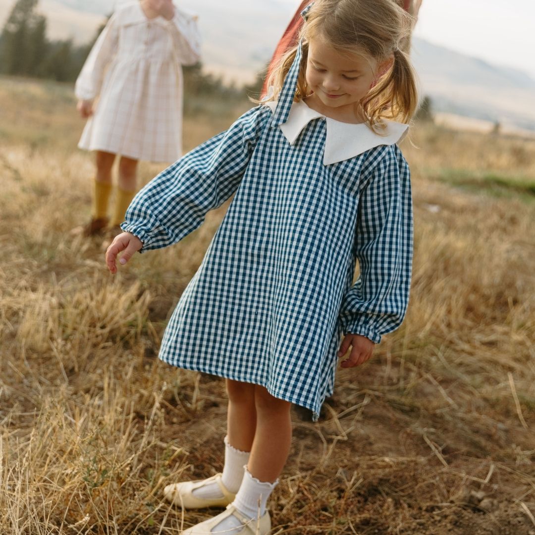 Eden Girl Dress in Heirloom Blue