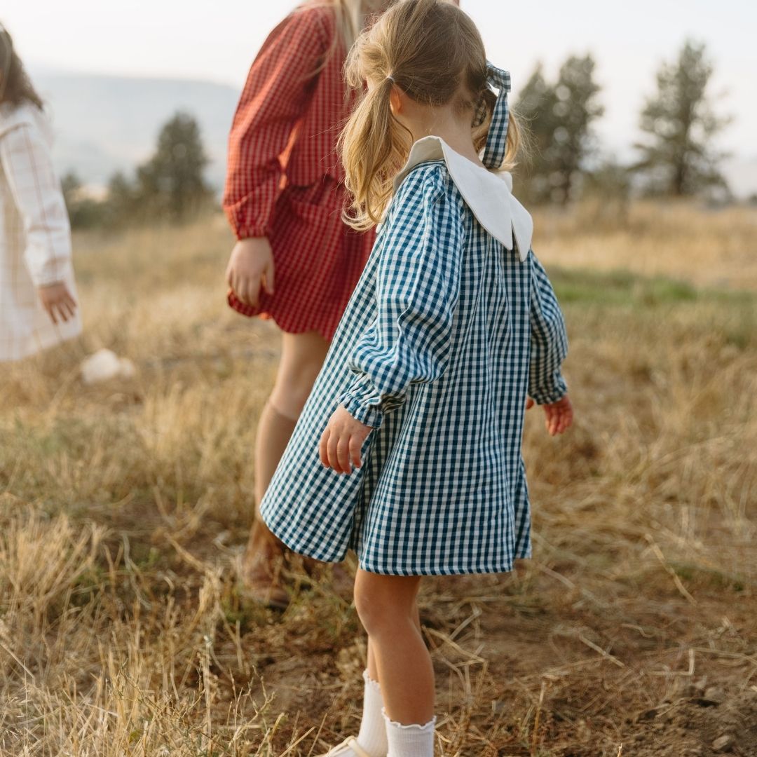 Eden Girl Dress in Heirloom Blue