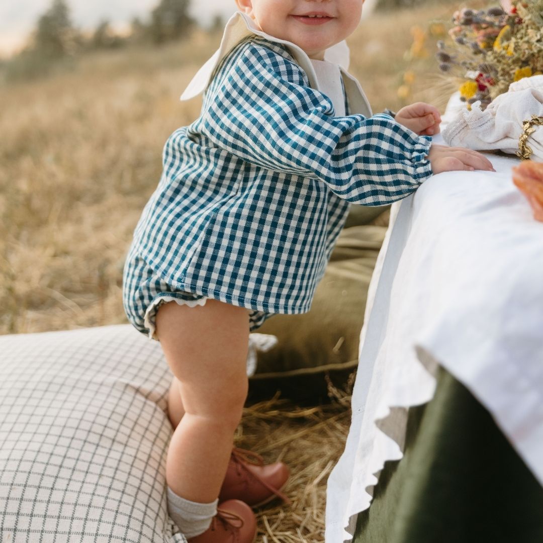 Mini Eden Baby Set In Heirloom Blue