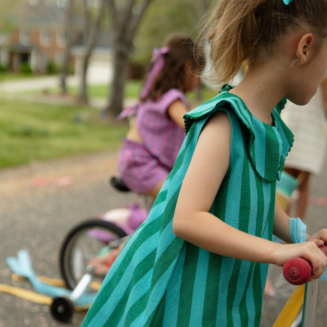 Eden Girl Dress in Honeydew Pop