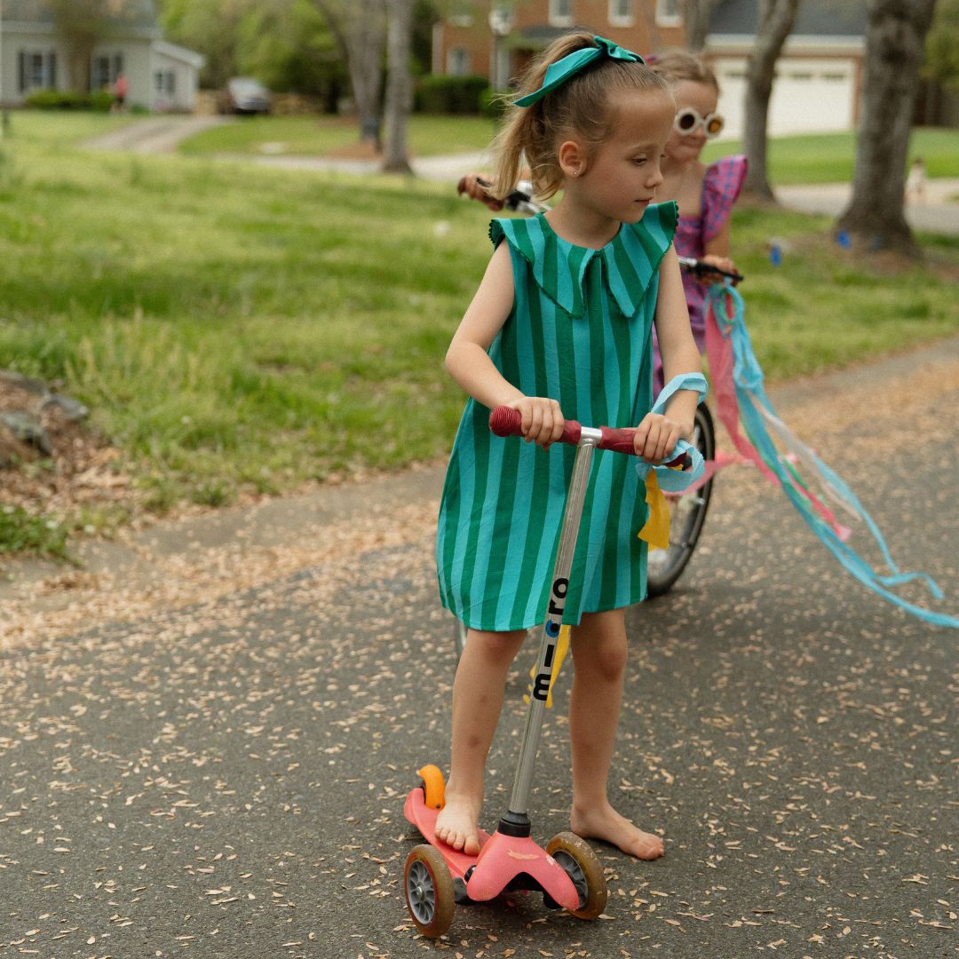 Eden Girl Dress in Honeydew Pop