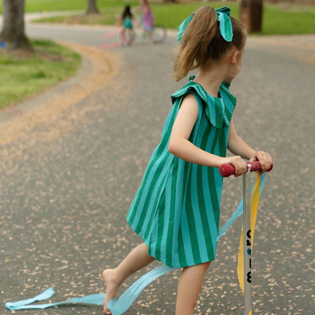 Eden Girl Dress in Honeydew Pop