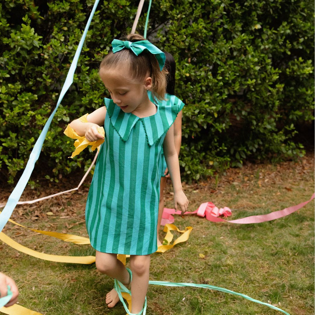 Eden Girl Dress in Honeydew Pop
