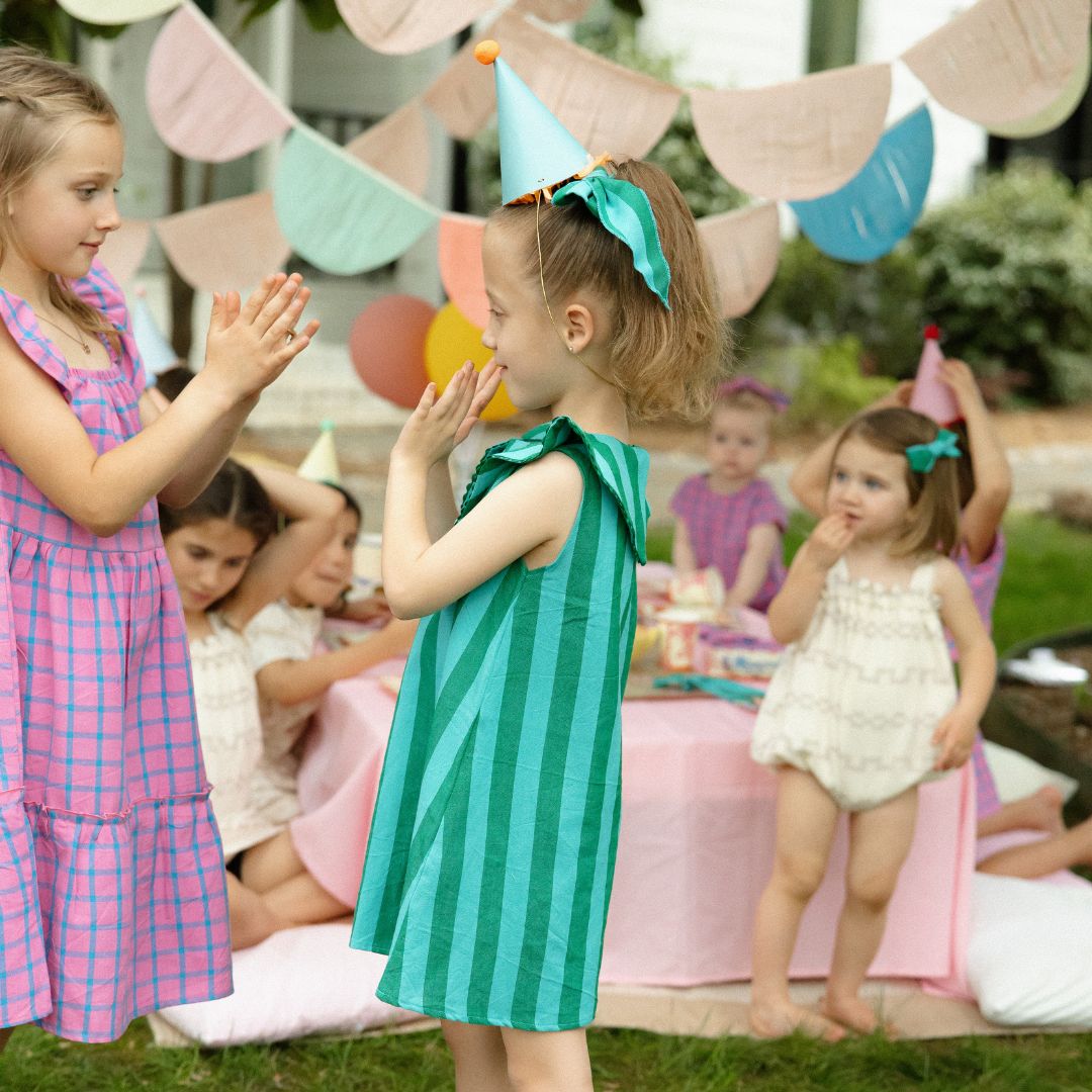 Eden Girl Dress in Honeydew Pop