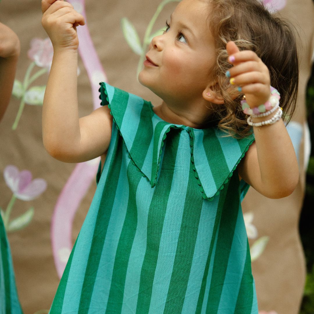 Eden Girl Dress in Honeydew Pop