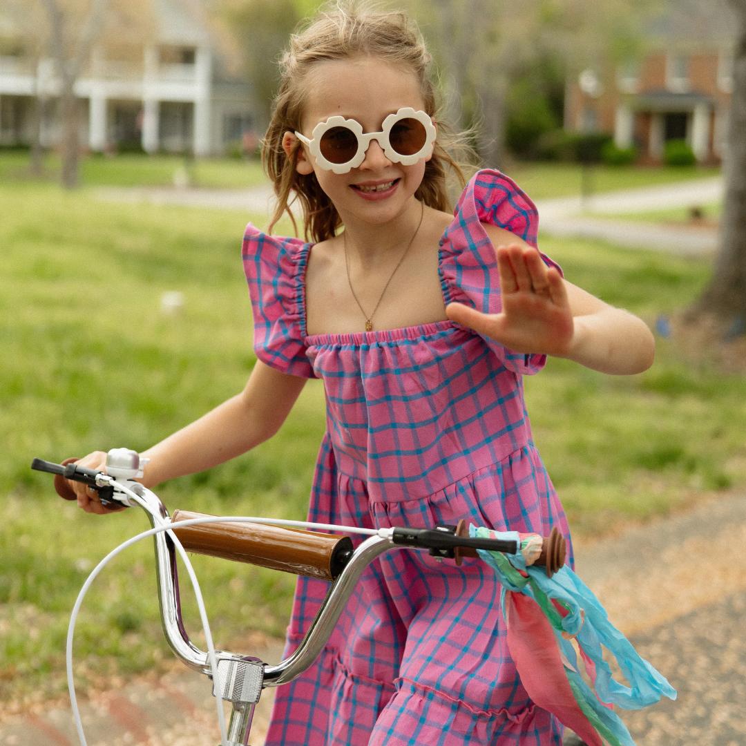 Hattie Dress in Bubblegum