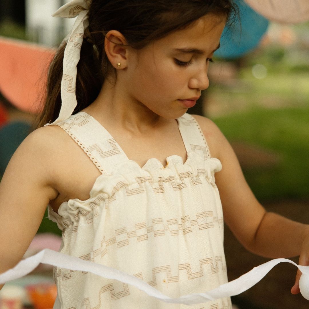 Rosie Dress in Meringue