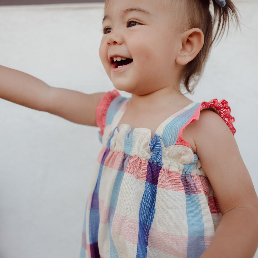 Rosie Bubble in Americana Plaid