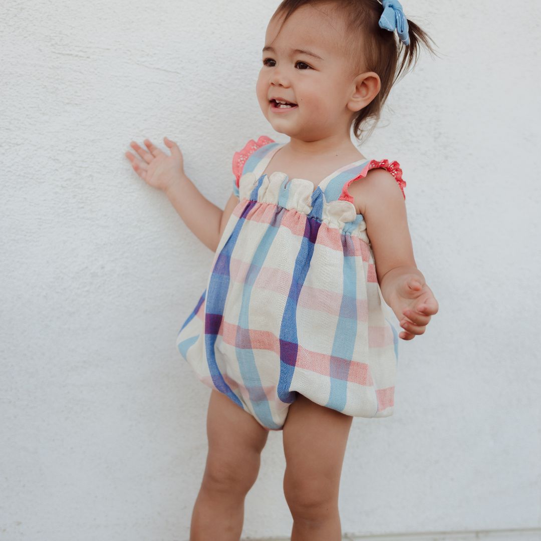 Rosie Bubble in Americana Plaid