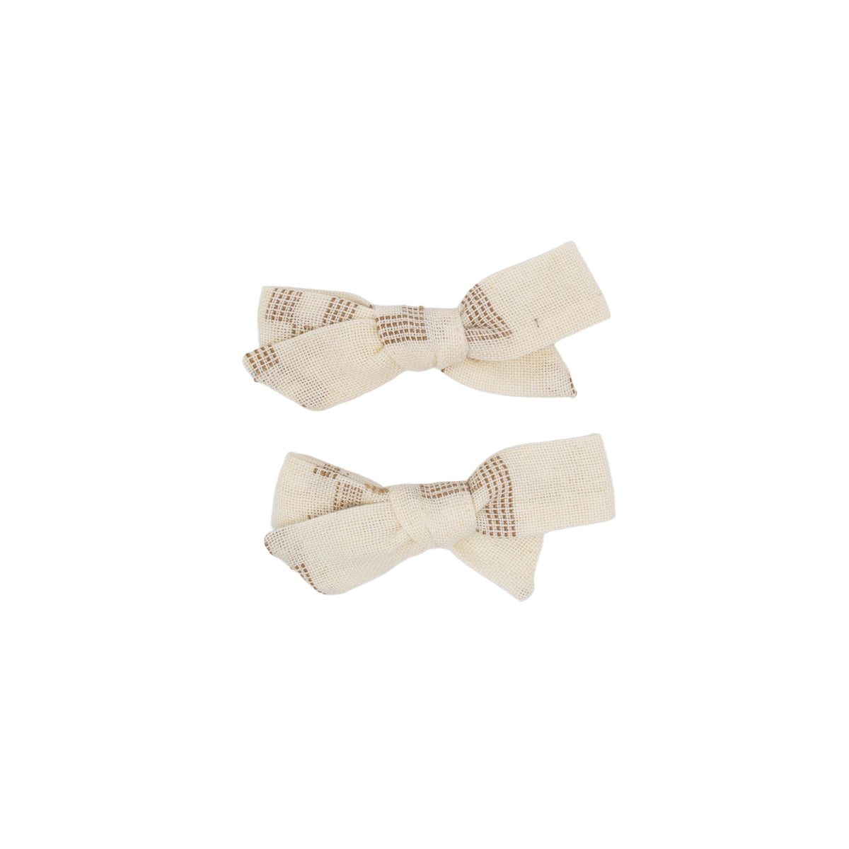 Folklore Small Bow Set in Meringue