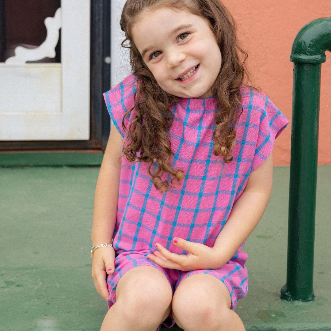 Annita Girl Set in Bubblegum