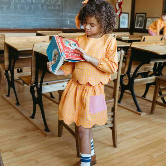 Magnolia Skirt Set in Golden Edit