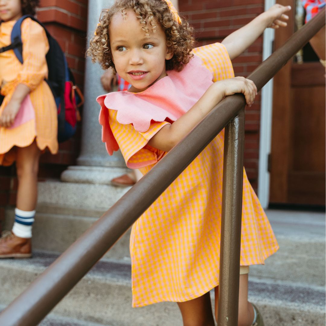 Piper Girl Dress in Golden Edit