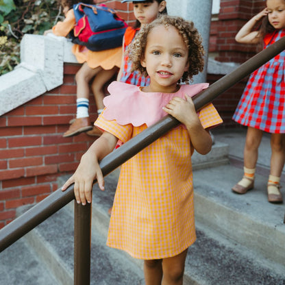 Piper Girl Dress in Golden Edit