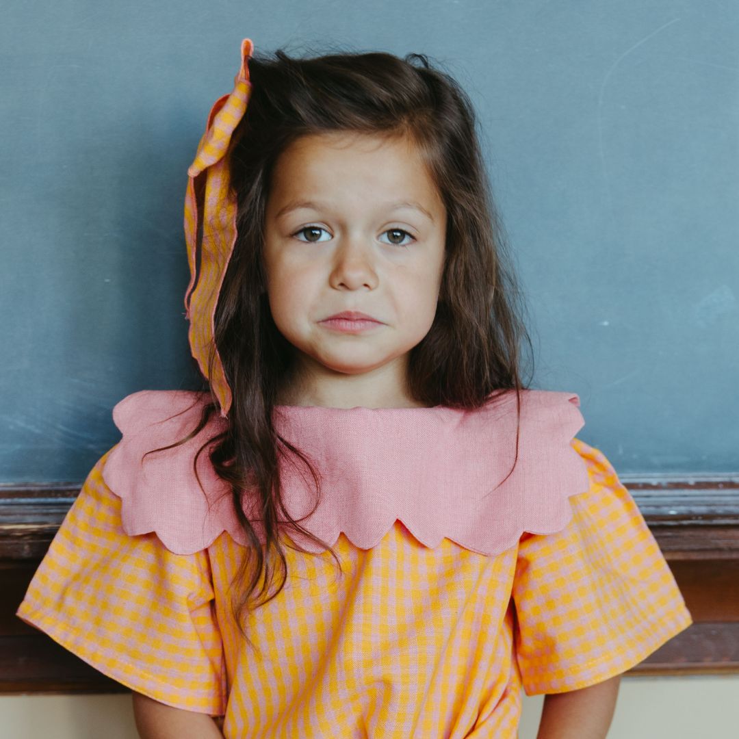 Piper Girl Dress in Golden Edit