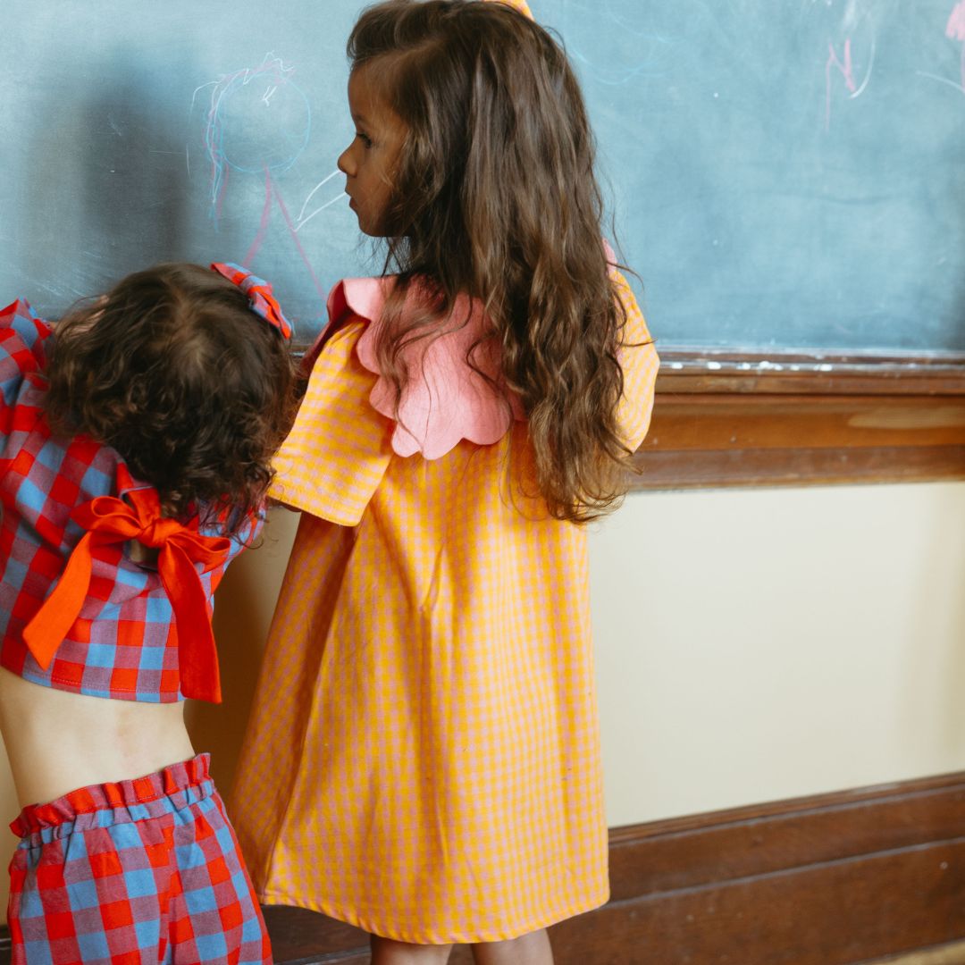 Piper Girl Dress in Golden Edit