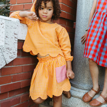 Magnolia Skirt Set in Golden Edit