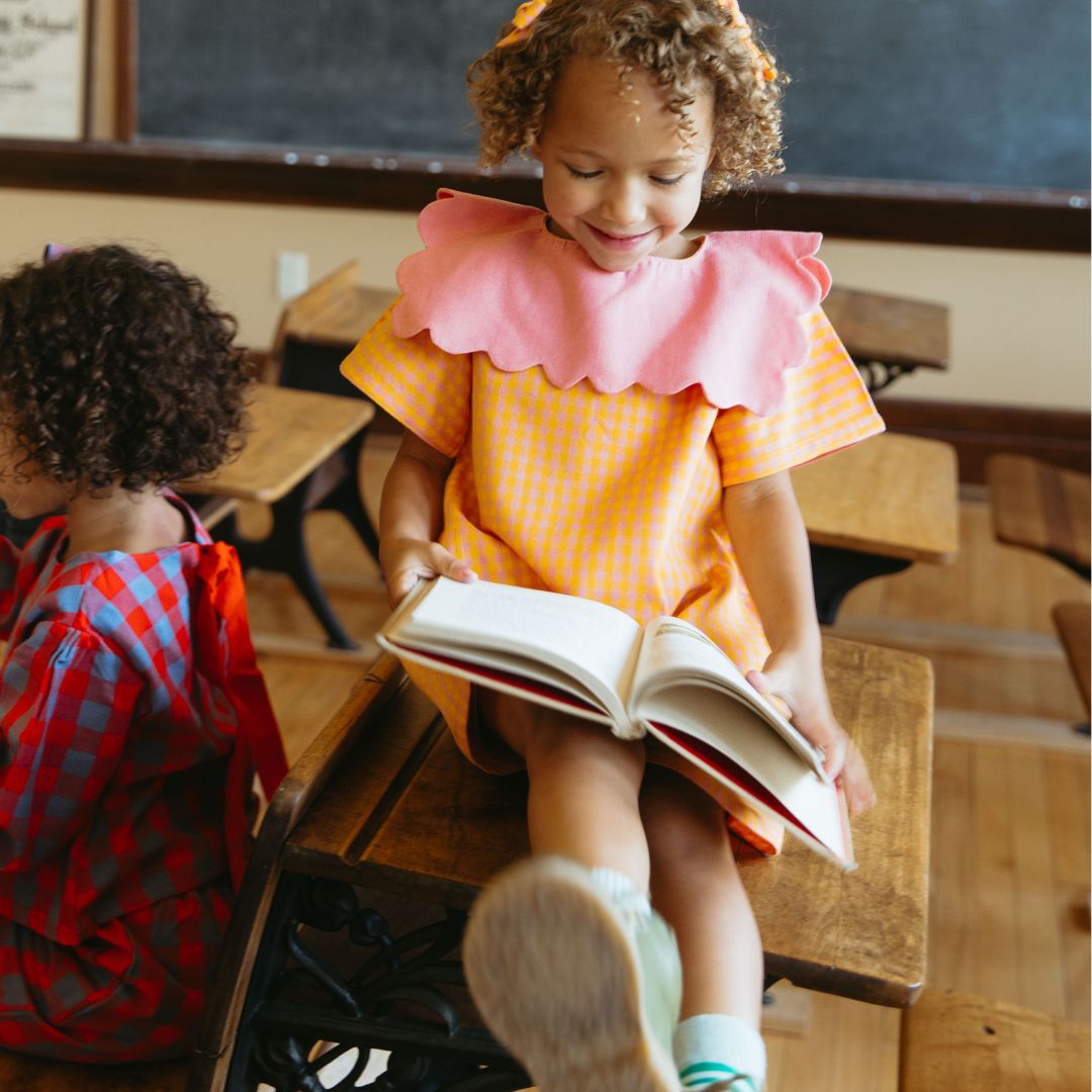 Piper Girl Dress in Golden Edit