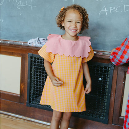 Piper Girl Dress in Golden Edit