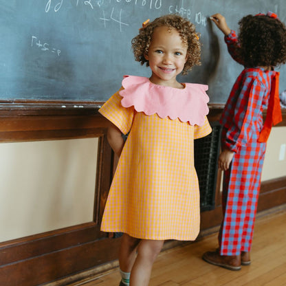 Piper Girl Dress in Golden Edit