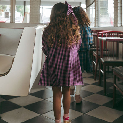 Pearl Girl Dress in Violet Espresso