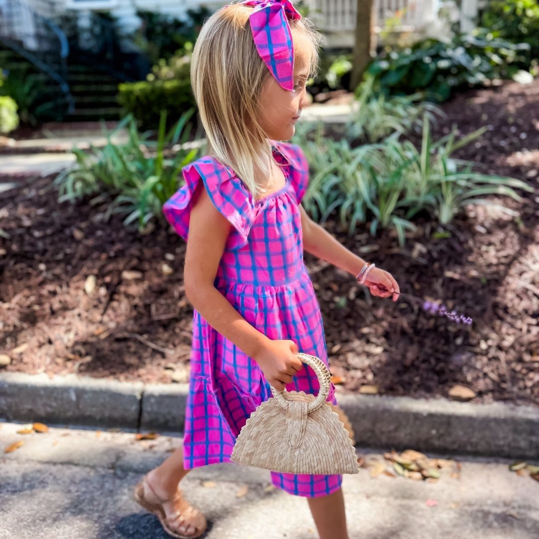 Hattie Dress in Bubblegum