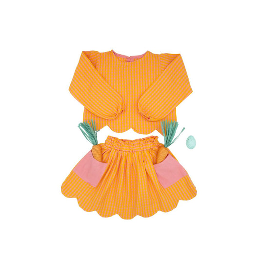 Magnolia Skirt Set in Golden Edit