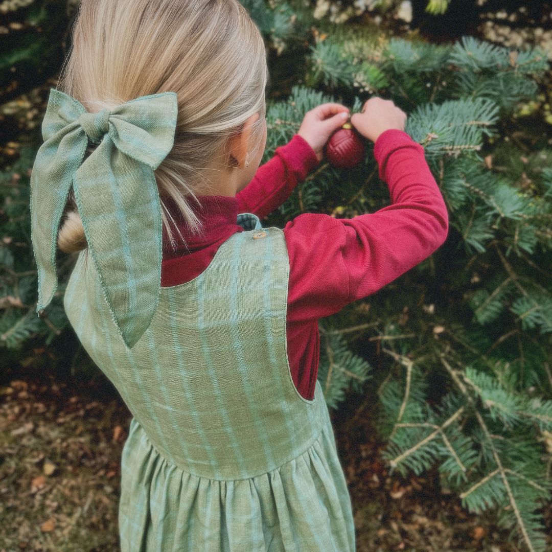 Blake Girl Dress in Autumn Sage