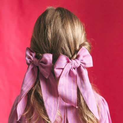 Folklore Large Bow in Candy Cotton