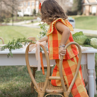 Piper Girl Set in Peach Blossom