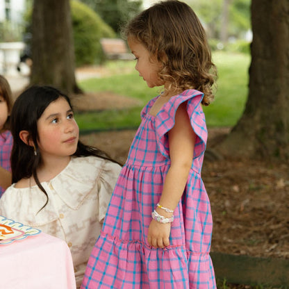 Hattie Dress in Bubblegum