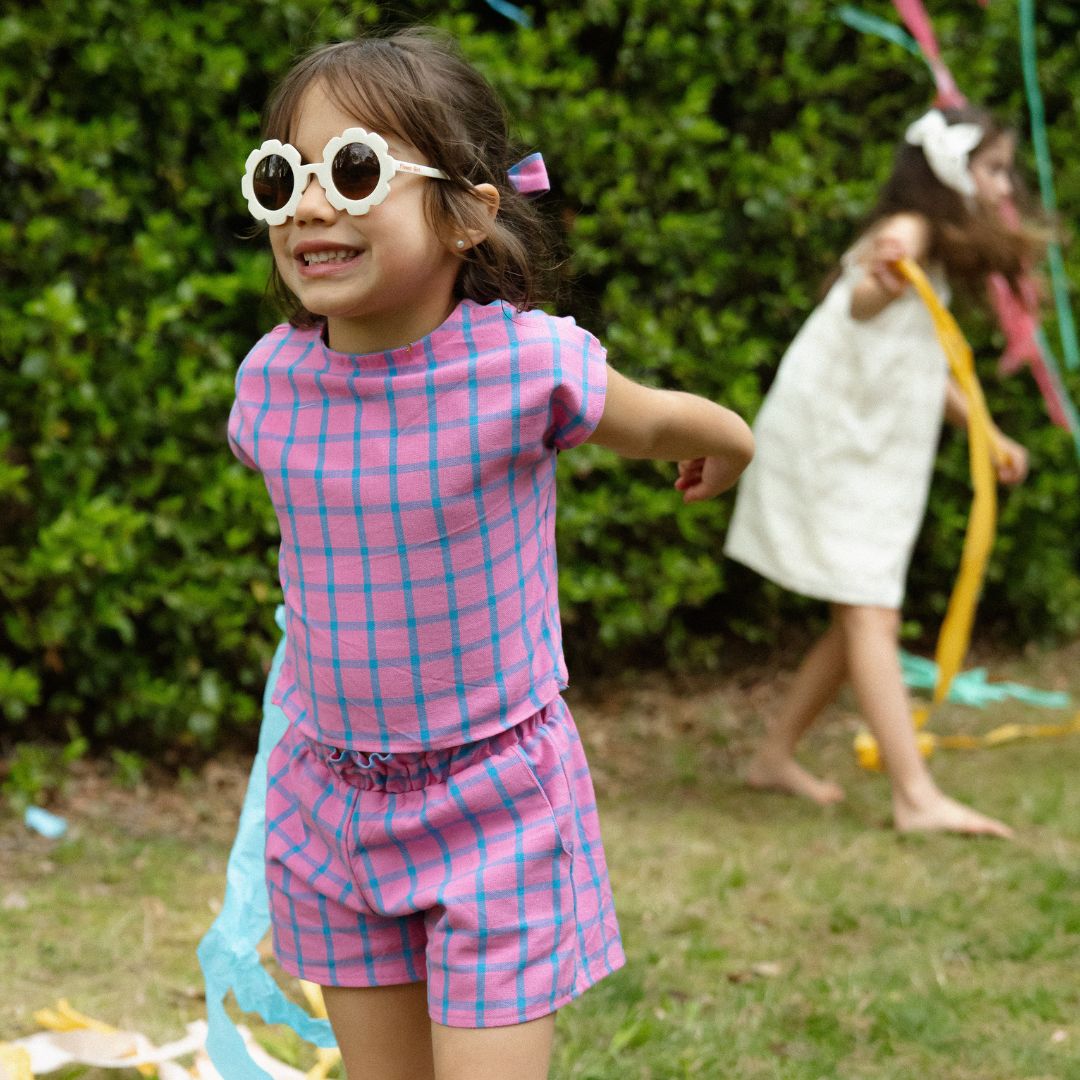Annita Girl Set in Bubblegum