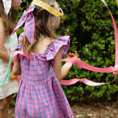 Hattie Dress in Bubblegum