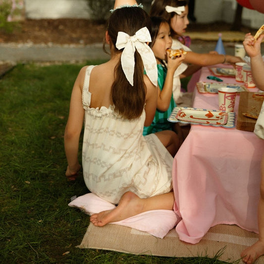 Folklore Large Bow in Meringue