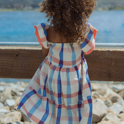 Hattie Dress in Americana Plaid