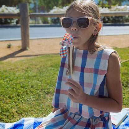 Magnolia Skirt Set in Americana Plaid