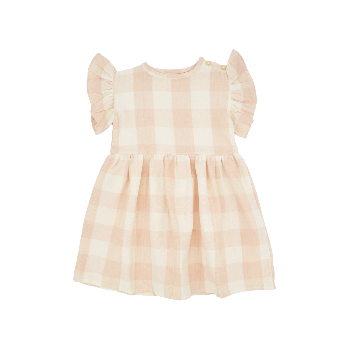 Cece Girl Dress in Tan Beige