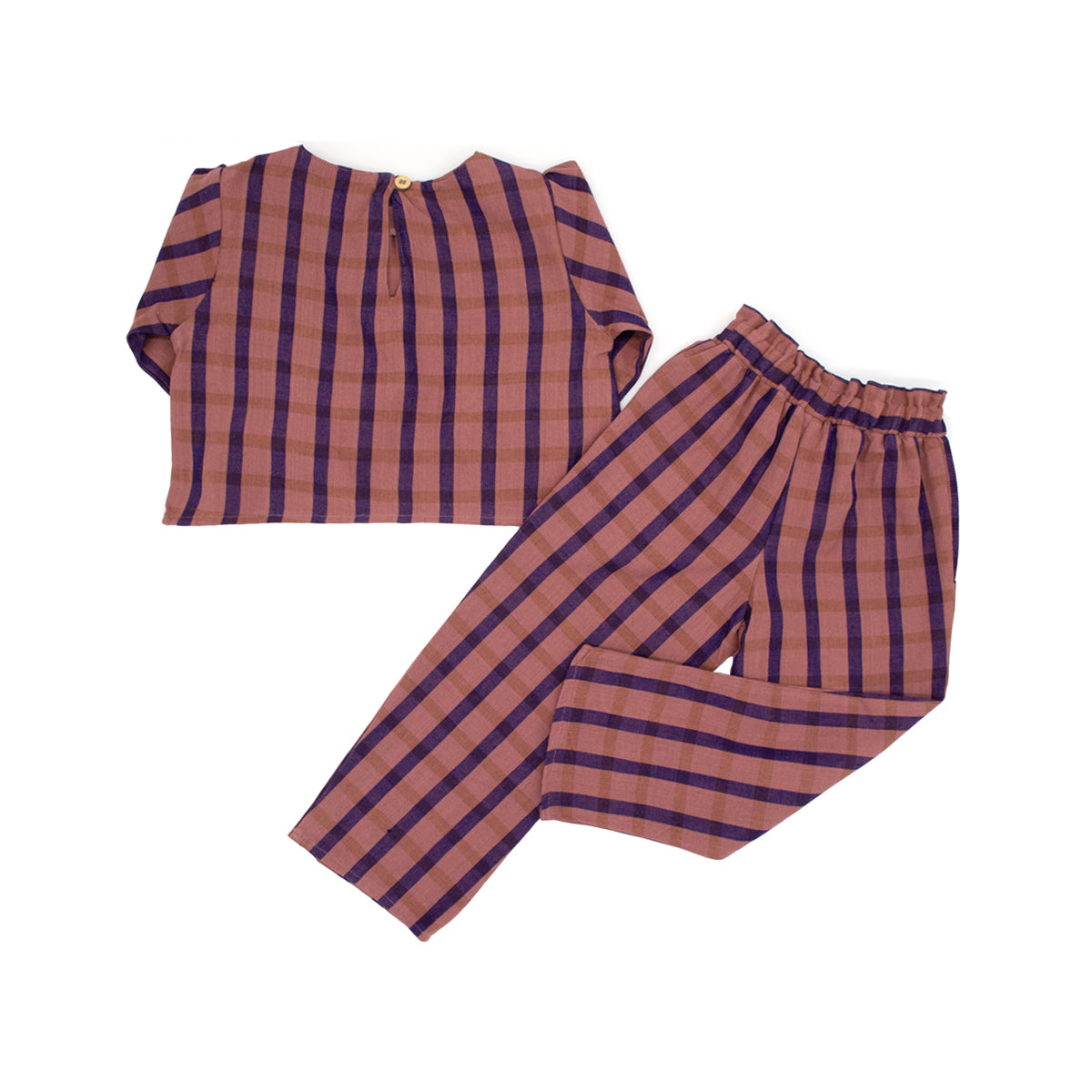 Ginger Pant Set in Pink Clay