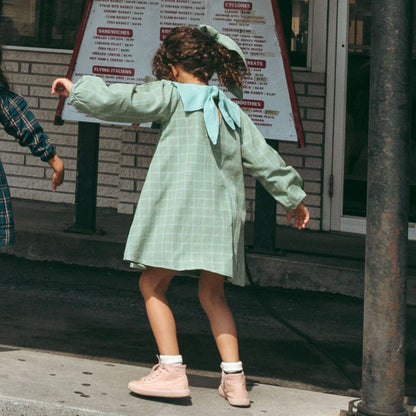 Piper Girl Dress in Autumn Sage