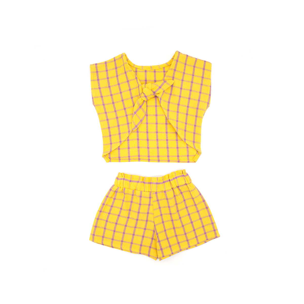 Annita Girl Set in Lemon Taffy