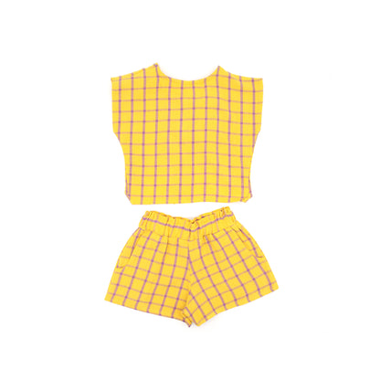 Annita Girl Set in Lemon Taffy