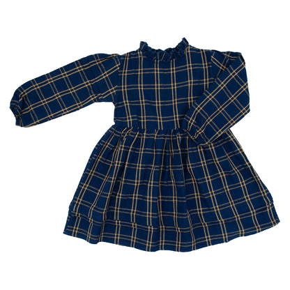 Drew Girl Dress in Twilight Blue