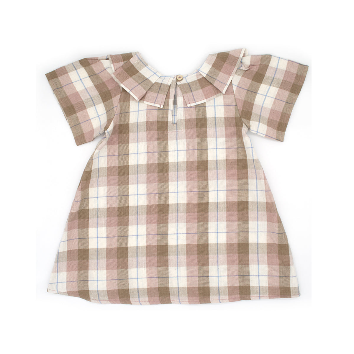 Noelle Girl Dress in Blush Latte