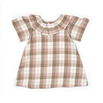 Eden Girl Dress in Blush Latte