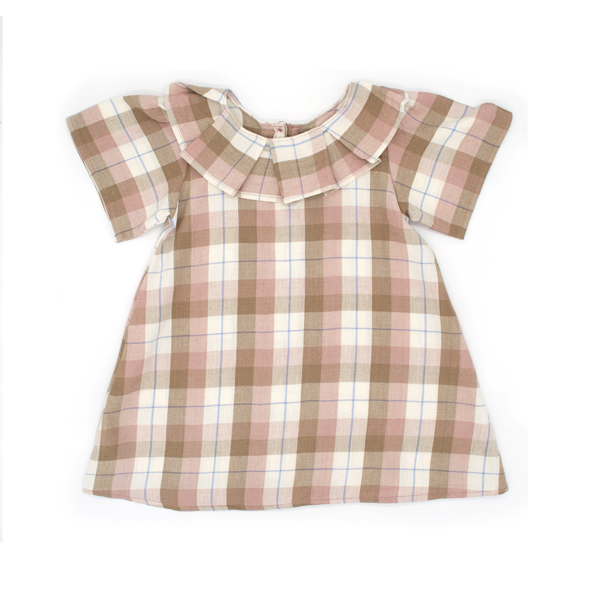 Noelle Girl Dress in Blush Latte