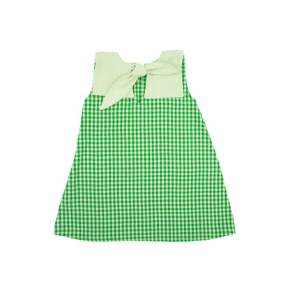 Piper Girl Dress in Limoncello Gingham