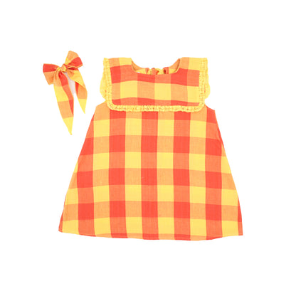 Piper Girl Dress in Peach Blossom