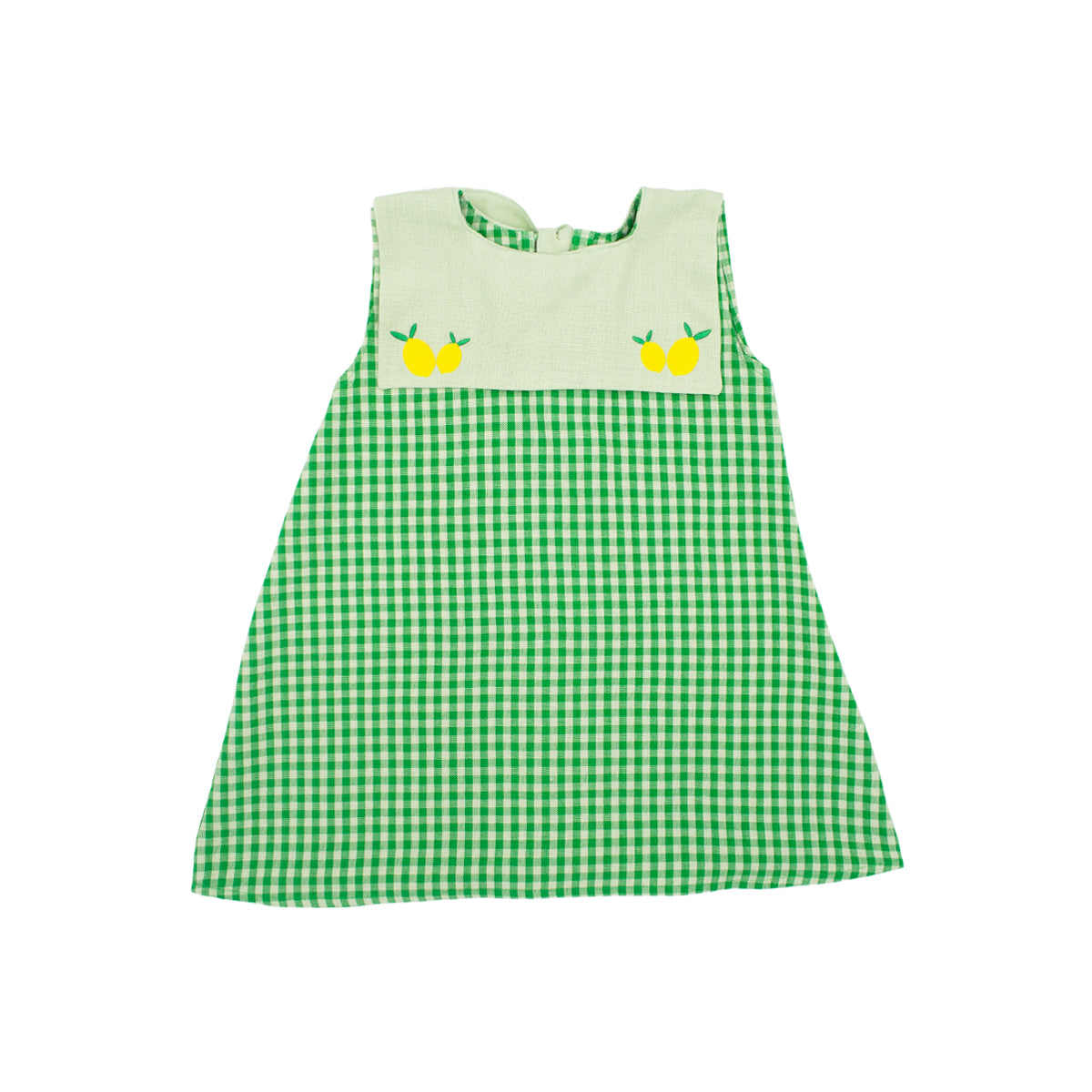 Piper Girl Dress in Limoncello Gingham