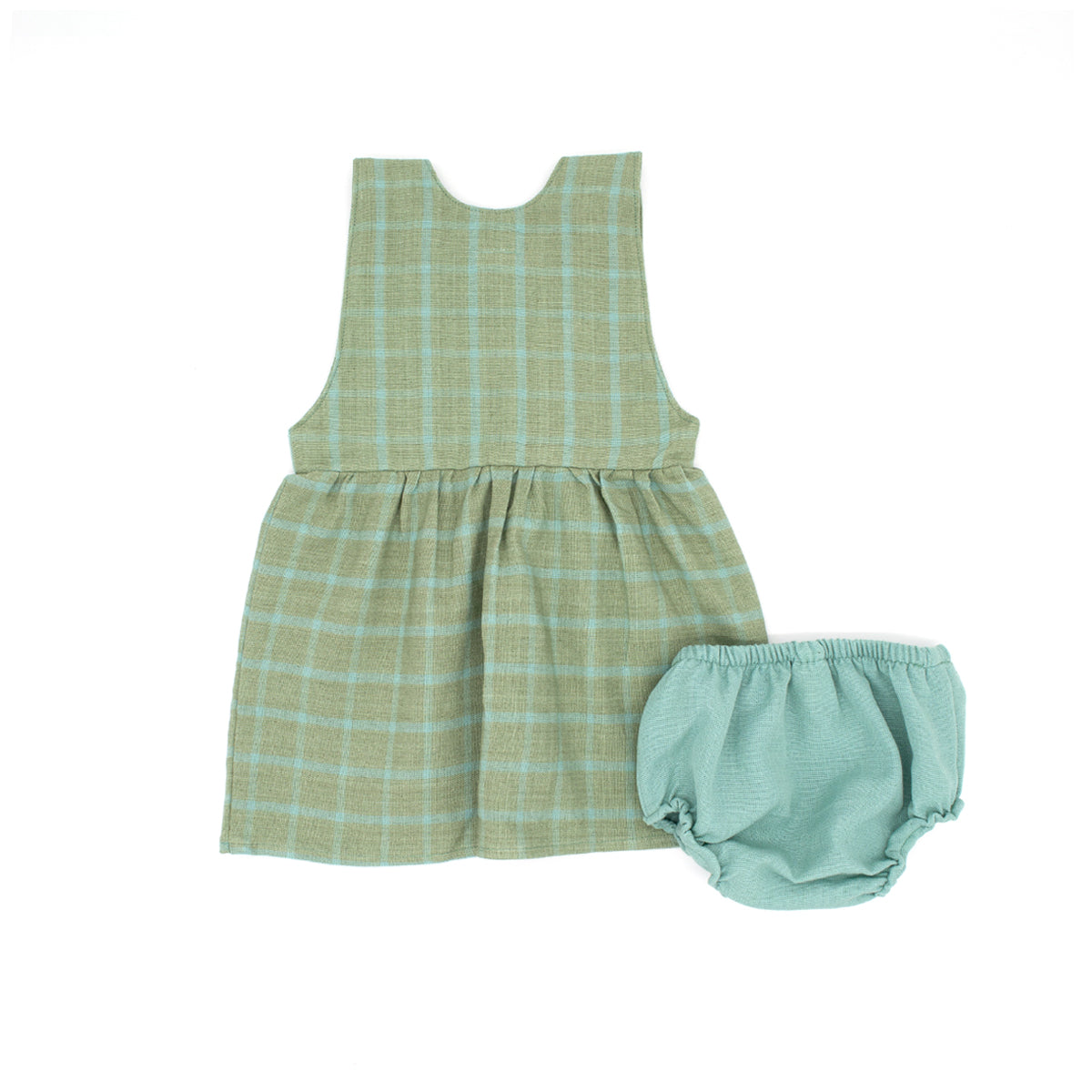 Mini Blake Dress Set In Autumn Sage