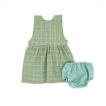 Mini Blake Dress Set In Autumn Sage